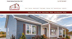Desktop Screenshot of longshomes.com